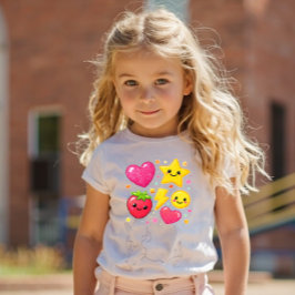 Power Pals™ Icon Mix Småbarns T-Shirt – Söta Stjär