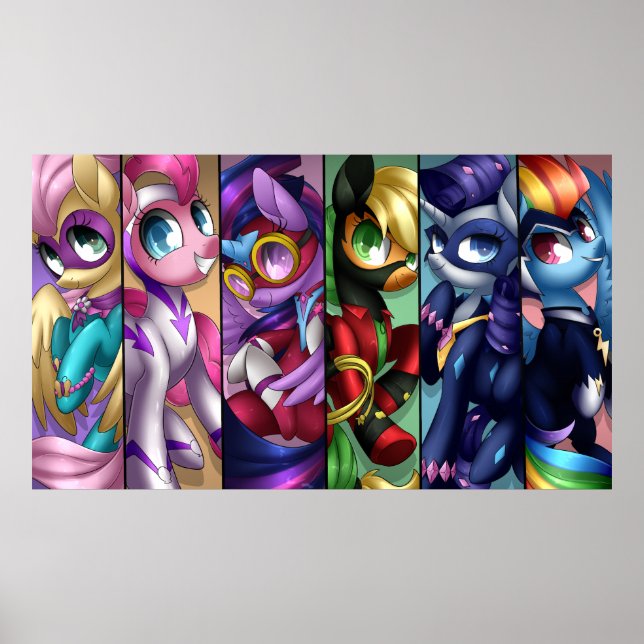 Power Ponies Poster (Framsidan)