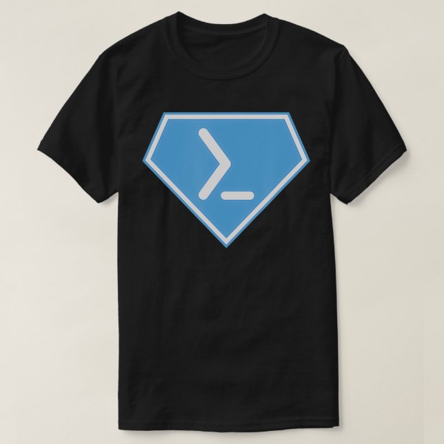 Power Power Power Power för PowerShell Toppen T Shirt (Design framsida)