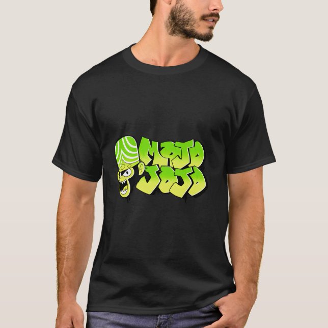 Power Puff Mojo Jojo Street Evil Huva Graffiti T Shirt (Framsida)