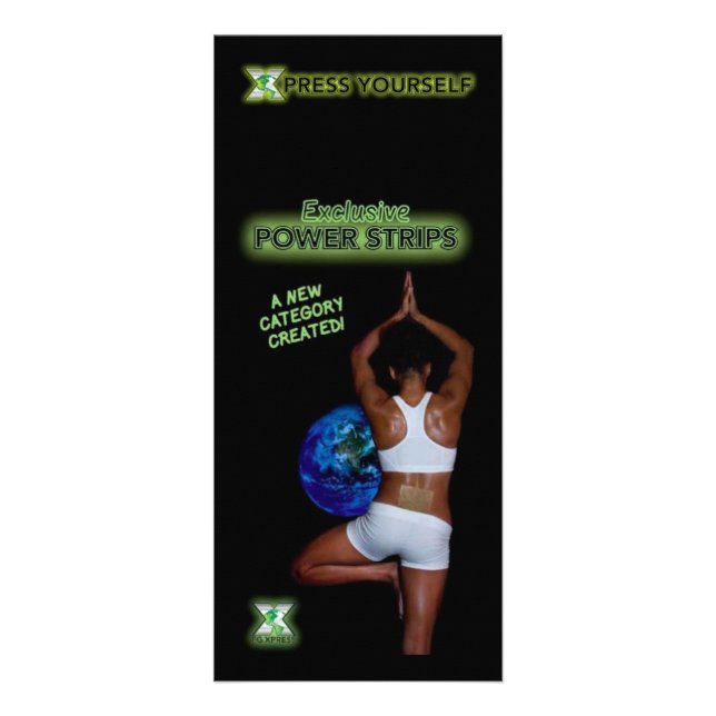 Power Strip Info Card Reklamkort (Framsidan)