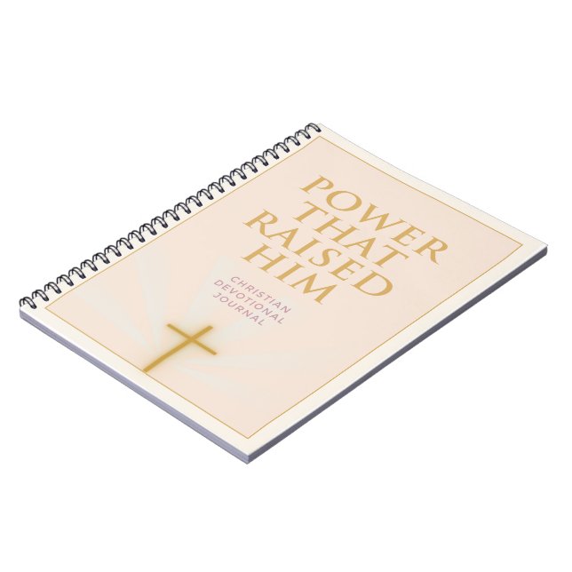 Power That Raised Him Christian Easter 2026 Anteckningsbok (Vänstra Sidan)