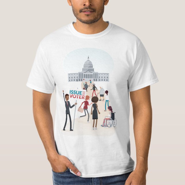 Power to People IssueVoter T-Shirt (Framsida)