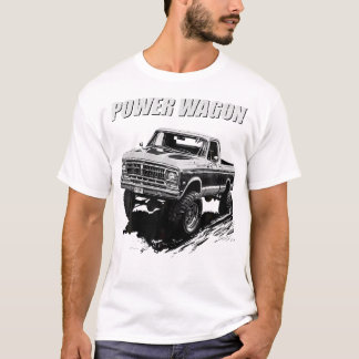 Power Wagon Pickup Lastbil-grafik T Shirt
