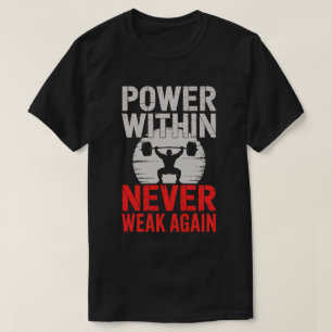 Power Within Bodybuilder Motivation Tröja