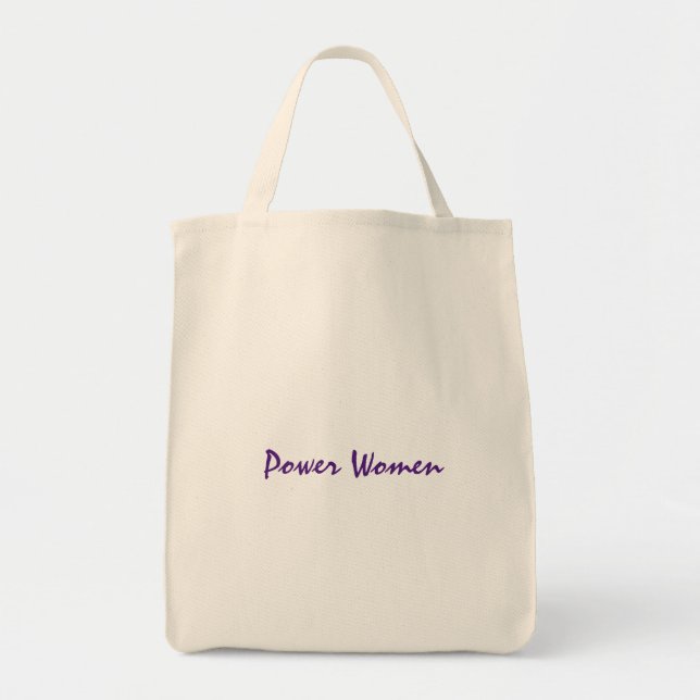 Power Women Prated Bröllop Shopping Party-presente Tygkasse (Framsidan)