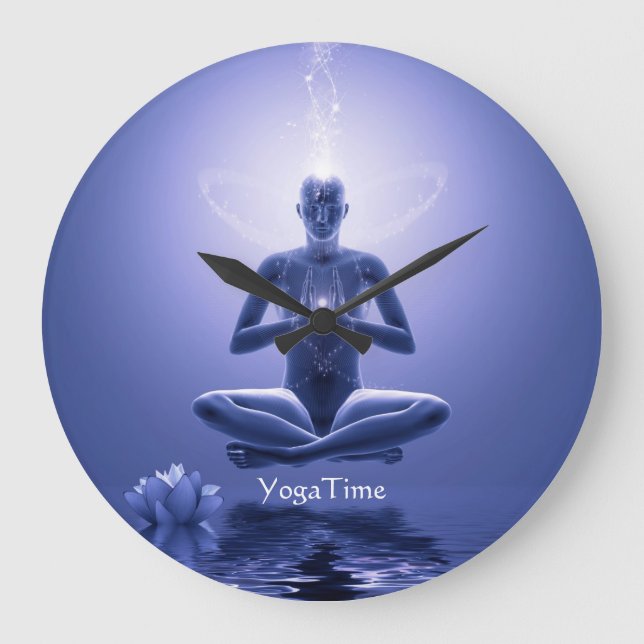 Power Yoga Stor Klocka (Framsida)