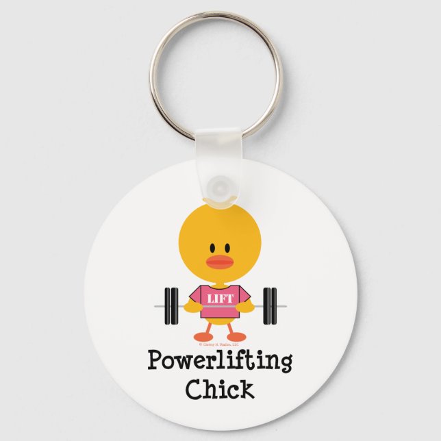 PowerChick-nyckelkedja Nyckelring (Framsida)
