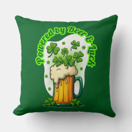 Powered by Beer St Patrick’s Day Shirt – almofada Kudde