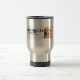 Powered by Coffee and a Golden – Stainless  Resemugg