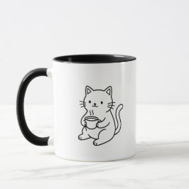Powered by Coffee Cat Mugg