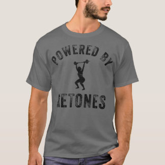 Powered By Ketones Keto Diet Gym Women Fitness Wei T Shirt