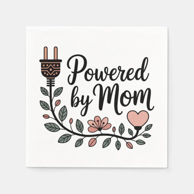 Powered By Mom Pappersservett (Framsidan)