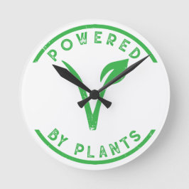 Powered by Plants Rund Klocka