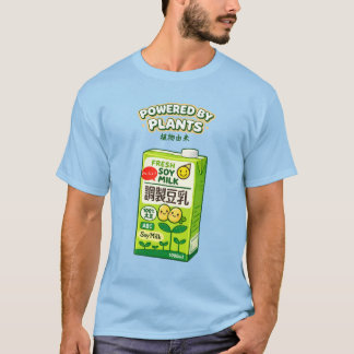Powered by Plants Sojamilch T-Shirt
