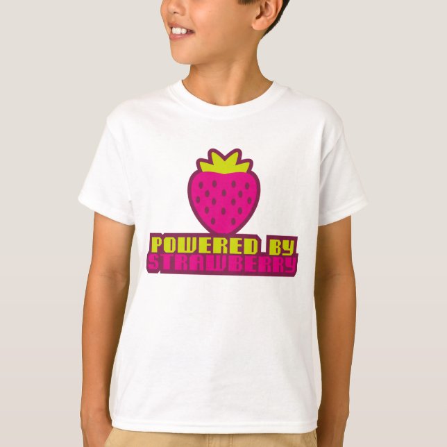 POWERED_BY_STRAWBERRY TRÖJA (Framsida)