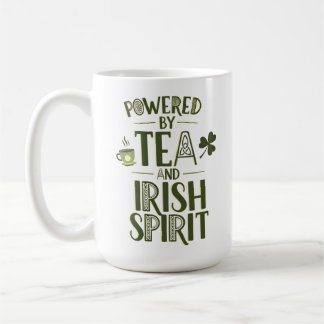 Powered by Tea and Irish Spirit Celtic Knot Kaffemugg