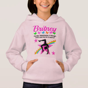 POWERFUL GYMNAST PERSONLIG HOODIE T SHIRT