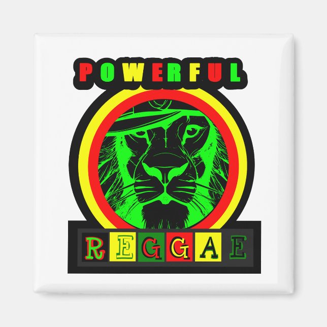 Powerful Reggae Magnet (Framsidan)