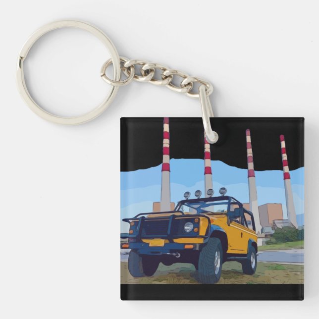 POWERHOUSE 2-Sided Acrylic Keychain (Framsidan)