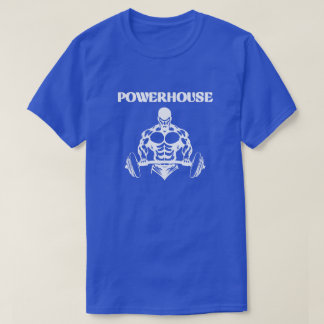 POWERHOUSE, DEEP ROYAL MEN'S BASIC T SHIRT