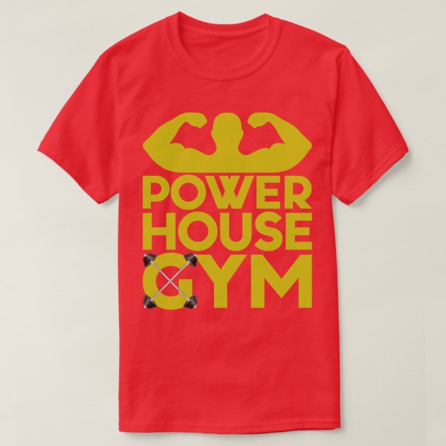 Powerhouse Gym 1 T Shirt (Design framsida)