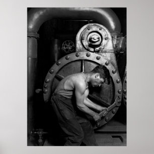 POWERHOUSE MECHANIC - 1920 - LEWIS HINE POSTER