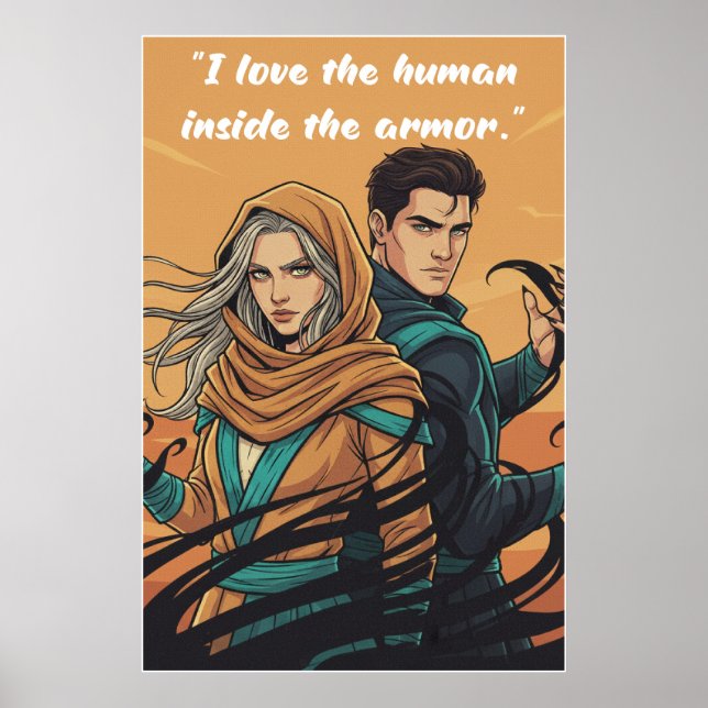 Powerless Book Quote Poster (Framsidan)