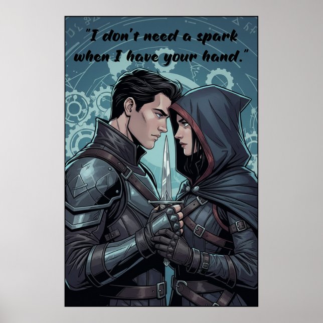 Powerless Book Quote Poster (Framsidan)