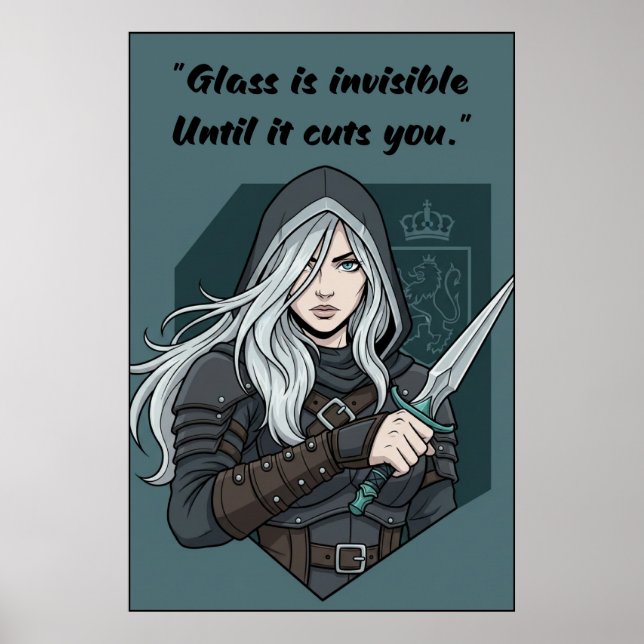 Powerless Book Quote Poster (Framsidan)