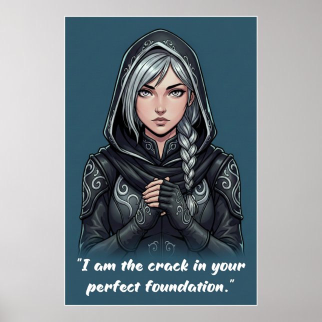 Powerless Book Quote Poster (Framsidan)