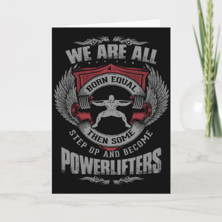 Powerlift - STEP UP - Gym Workout Motivational Kort