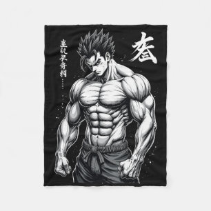 Powerlifter Jape Stil Muscle Bodybuilding Fleecefilt