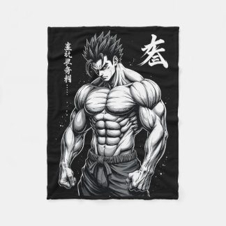 Powerlifter Jape Stil Muscle Bodybuilding Fleecefilt