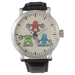 Powerlifting satt Kawaii -, ta av planet pressen, Armbandsur