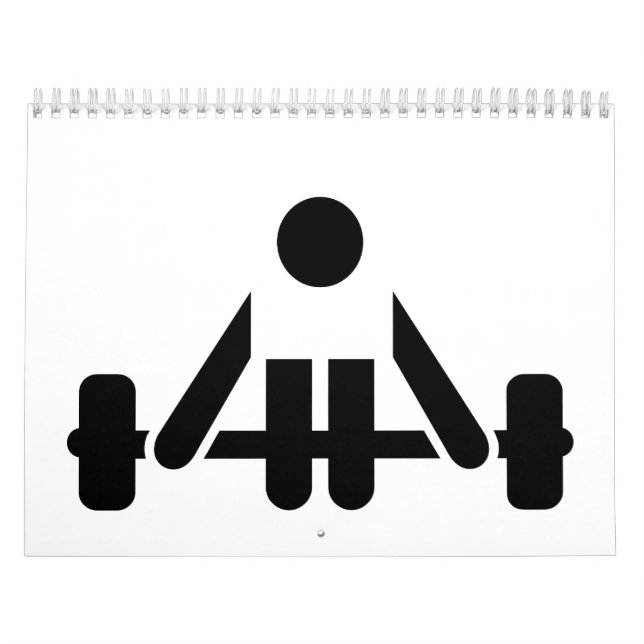 Powerlifting symbol kalender (Omslag)