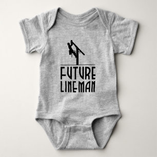 powerline-arbetare Baby - blivande linjeman T Shirt