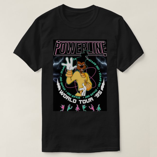 Powerline stil! Klassisk T-Shirt (Design framsida)