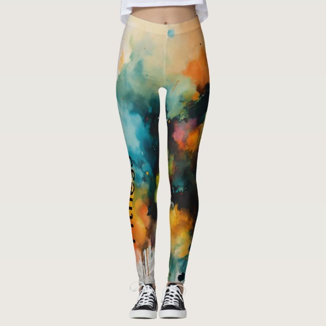"PowerMoves Pro: Women's Workout Tight" Leggings (Framsida)
