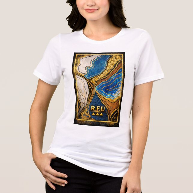 PowerOf3Brand Abstract Street Art T-Shirt (Framsida)