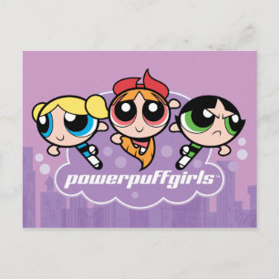 PowerPff Girls-teamets Logotyp Inbjudan Vykort