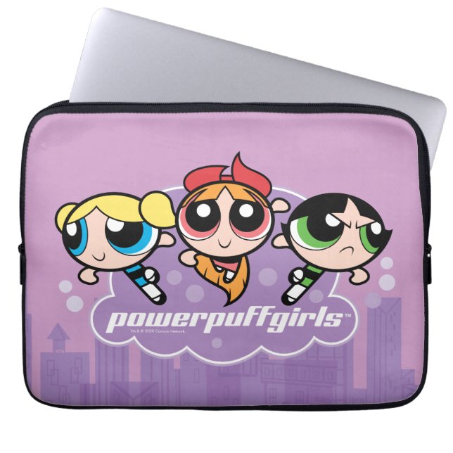 PowerPff Girls-teamets Logotyp Laptop Fodral (Framsidan)