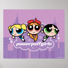 PowerPff Girls-teamets Logotyp Poster