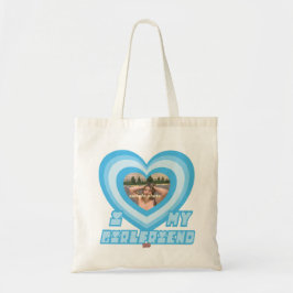 PowerPuff Dingus Blue Heart - GIRLFRIEND Tygkasse