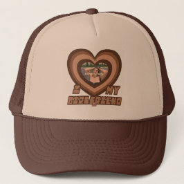 PowerPuff Dingus Brown Heart - GIRLFRIEND Keps