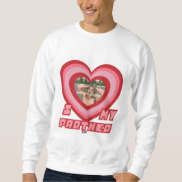 PowerPuff Dingus Heart- PARTNER Lång Ärmad Tröja