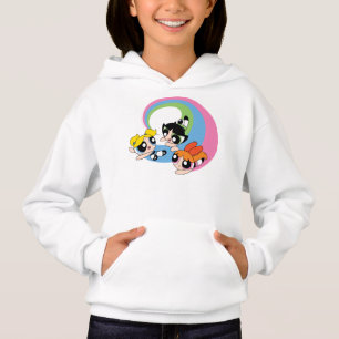 Powerpuff flickor flyger genom Himlar T Shirt