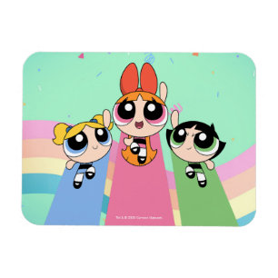 Powerpuff Flickor med hög flyghöjd Magnet