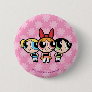 Powerpuff-flickor: Socker, spis och allt Nice Knapp