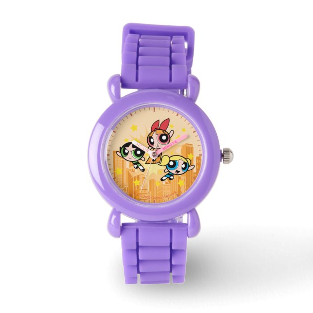 Powerpuff Flickors Spara på dagen Armbandsur (Framsida)